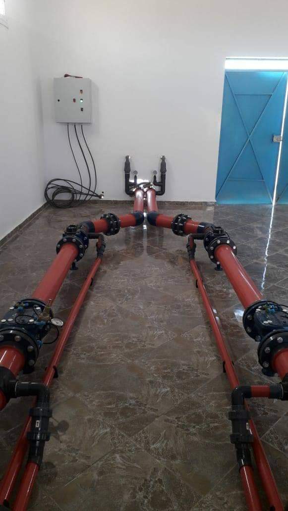 installation de station de tete